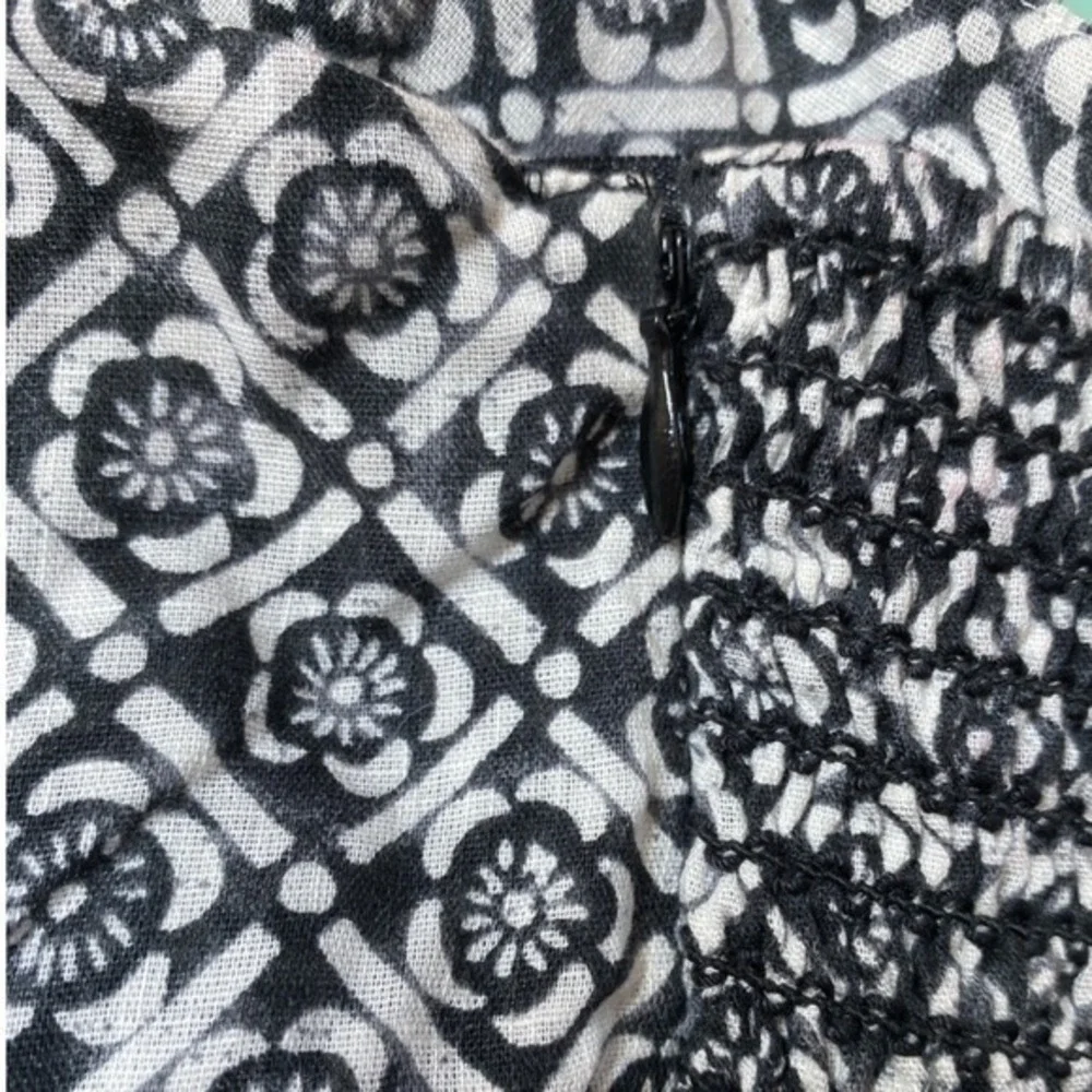Michael Kors‎ Black White Floral Tiered Halter Midi Dress - M EUC - Picture 13 of 15